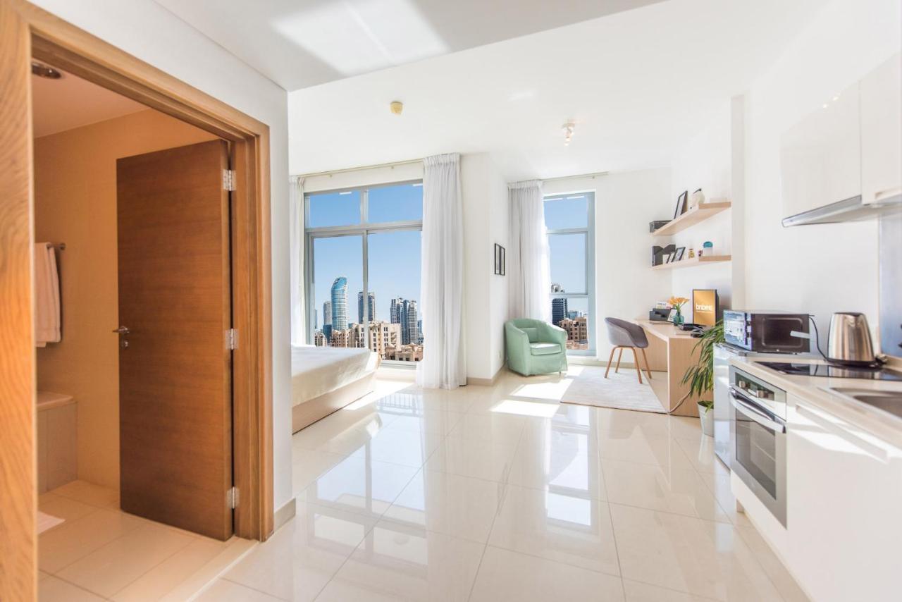 Bnbmehomes - Elegant & Stylish Studio In Downtown - 502 Дубай Экстерьер фото